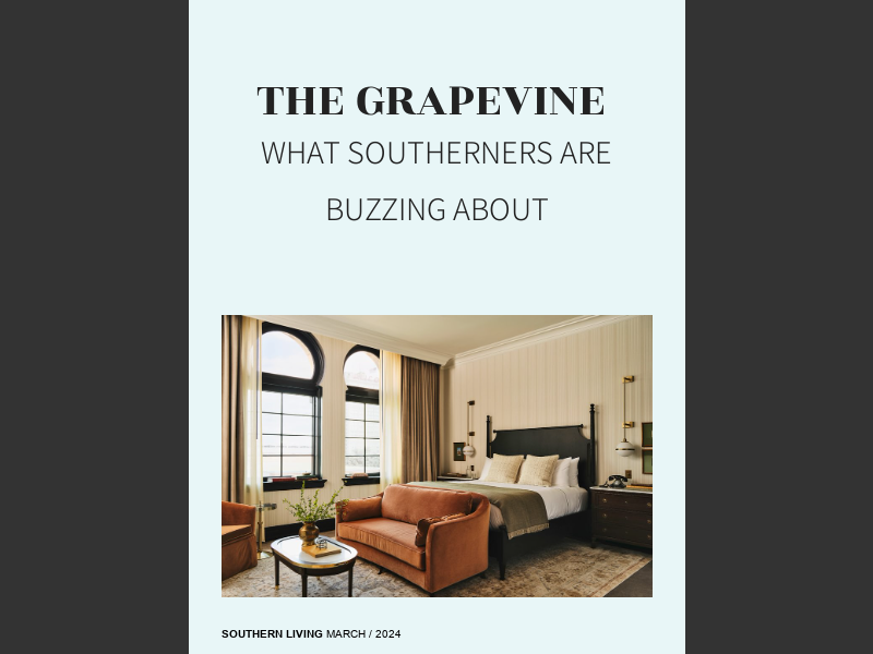 Southern Living March 2024The Grapevine