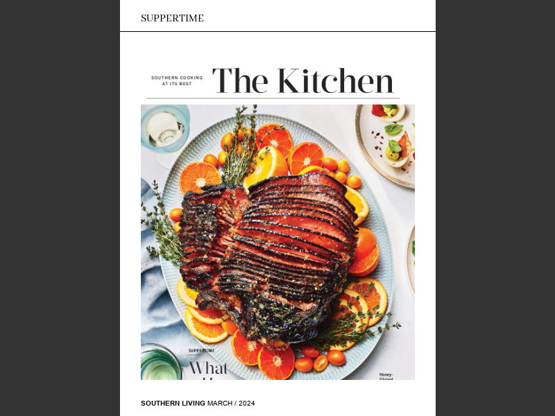 Southern Living March 2024Suppertime