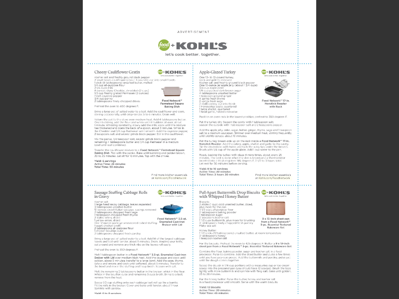 Food Network Magazine - November 2023Kohl's 3