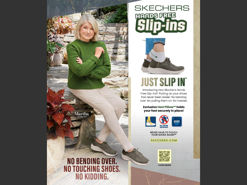 Real Simple December 2023Sketchers Ad